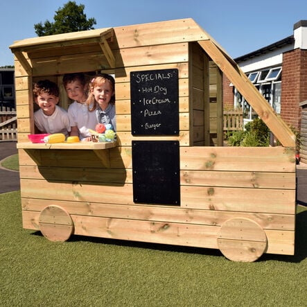 Outdoor Wooden Food Truck  hi\-res