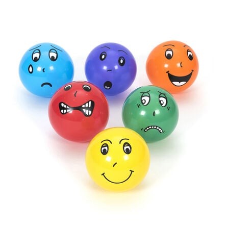 Plastic Emotion Balls 6pk  hi\-res