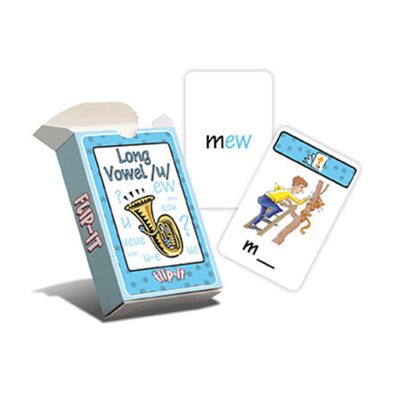 Flip\-It Long Vowel \'u\' Words  hi\-res