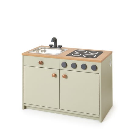 Modern Living Sink and Hob Unit Sage  hi\-res