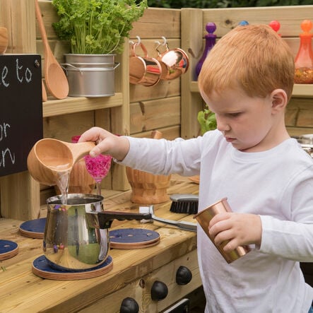 TTS Outdoor Wooden Corner Kitchen Unit H110 x W180 x D180cm  hi\-res