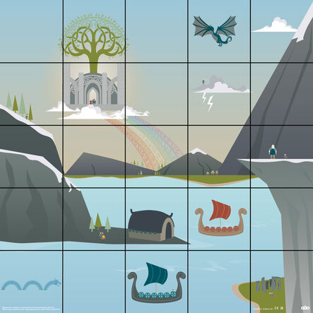Loti\-Bot Vikings and Norse Mythology Mat  hi\-res