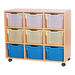 Mobile Tray Storage Unit with 9 Extra Deep Bays  hi\-res