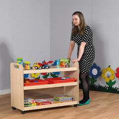 Multi Functional Wooden Trolley  Multi Functional Wooden Trolley  hi-res