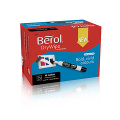 Berol® Drywipe Markers Bullet Tip Assorted Colours  Berol® Drywipe Markers Bullet Tip Assorted Colours  hi-res
