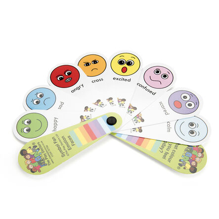 Emotion Faces Fan 6pk  hi\-res