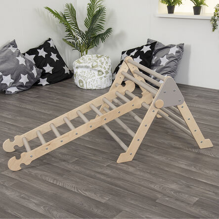 Pikler Inspired Nursery Play Ladder Natural  hi\-res