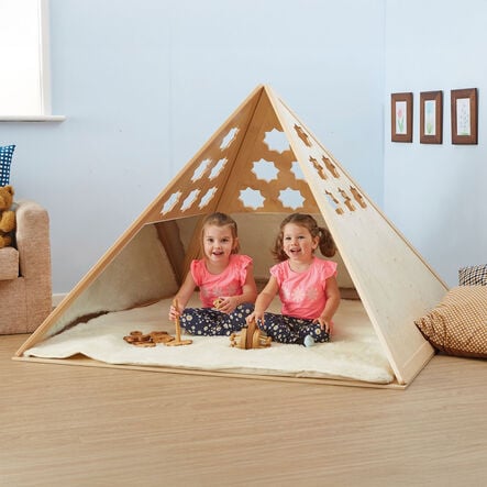 TTS Lovely Learning Location Wooden Pyramid Den  hi\-res