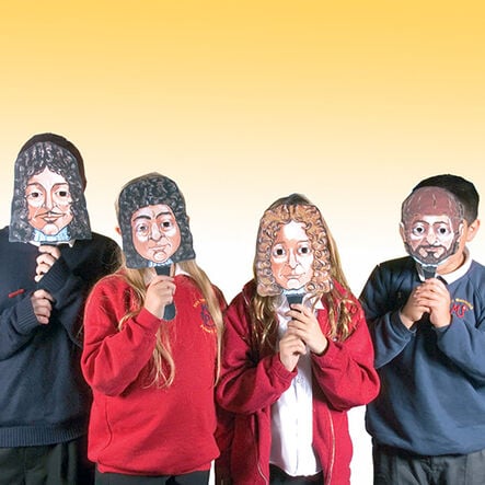 Great Fire of London Role Play Face Masks 4pk  hi\-res