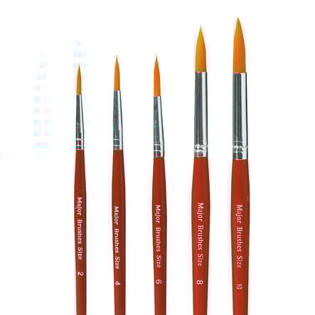 Artists\' Synthetic Sable Paint Brush Pack 50pk  hi\-res