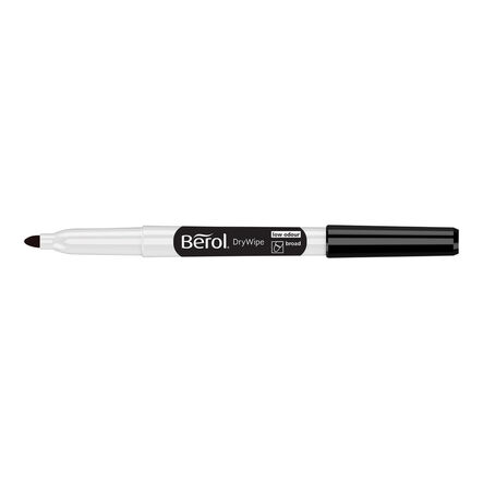 Berol® Drywipe Slim Barrel Pens Broad Tip \- Black 192pk  hi\-res