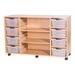 Mobile 8 Deep Tray and Shelf Unit  hi\-res