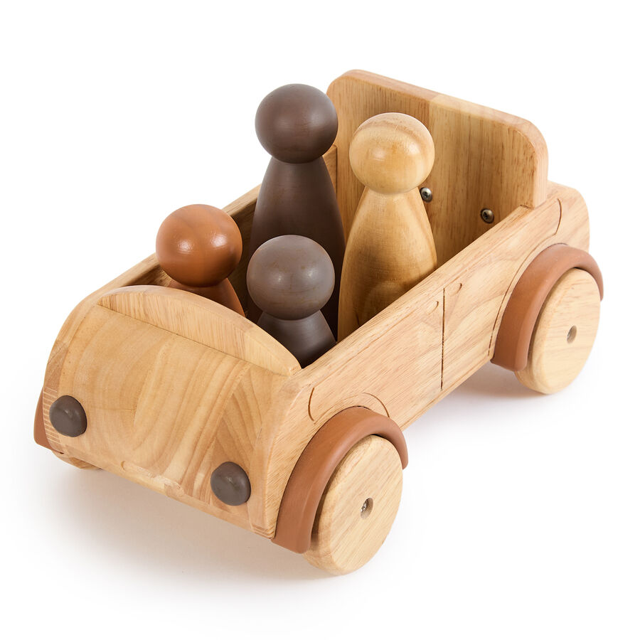 置物 WOODEN CAR Handmade Wooden Vehicle Toy – Prestige Wicker