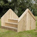 Outdoor Wooden Step Bridge  hi\-res