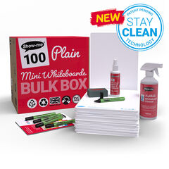 Show-me® Original A4 Plain Dry Wipe Boards Class Kit  Show-me® Original A4 Plain Dry Wipe Boards Class Kit  hi-res