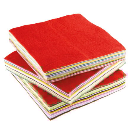 Felt Squares Assorted 300mm 100pk  hi\-res