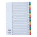 EASTLIGHT A4 Index Divider Multi\-Punched File Organisers  hi\-res