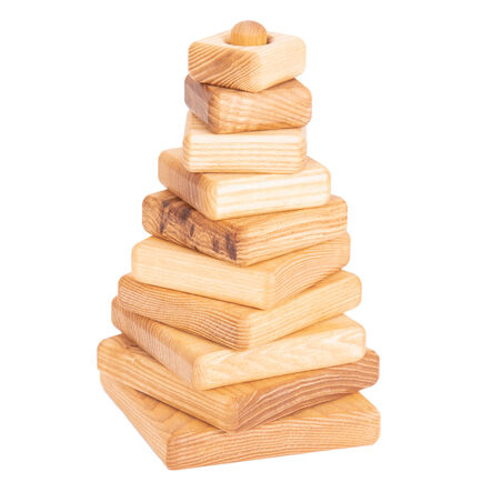 TTS Wooden Stacking Pyramid Square  hi\-res