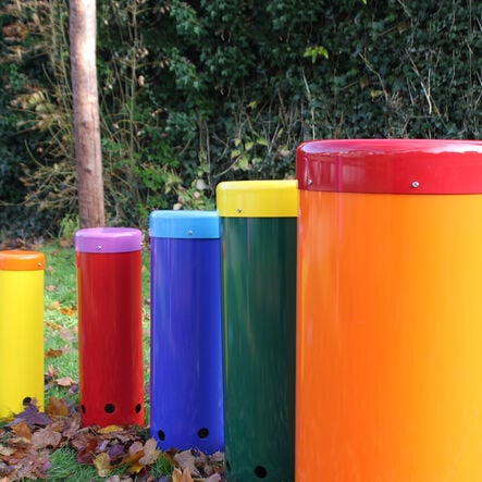 Outdoor Rainbow Samba Drums  hi\-res
