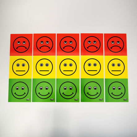 Emotion Traffic Light Desk Chart 5pk  hi\-res