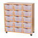 Mobile Triple Tray Storage Unit 15 Deep  hi\-res