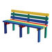 Marmax Reston Recycled Plastic 3 Seater Outdoor Bench MultiC  hi\-res