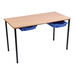 MDF Edge Tables W\/ Tray Storage 120cm  hi\-res