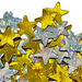Holographic Paper Stars Small Gold \x26 Silver 500pk  hi\-res