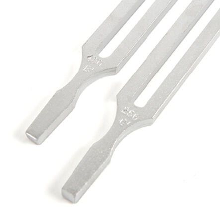 Aluminium Tuning Forks C and B  hi\-res