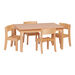 Millhouse Small Rectangular Table \x26 4 Beech Chairs  hi\-res