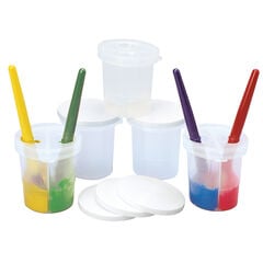 Divided Paint And Water Pots 5pk  Divided Paint And Water Pots 5pk  hi-res