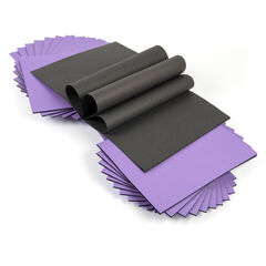 Project Scrap Books A4+ Black/Purple Covers 25pk Purple hi-res