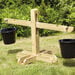 TTS Giant Wooden Outdoor Learning Scales and Bucket Set  hi\-res