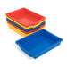 Gratnells Storage Trays 6 Pack Multicoloured Shallow Multicoloured hi\-res