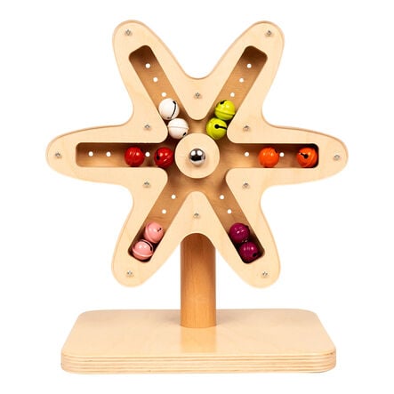 Wooden Rotating Jingle Bell Wheel  hi\-res