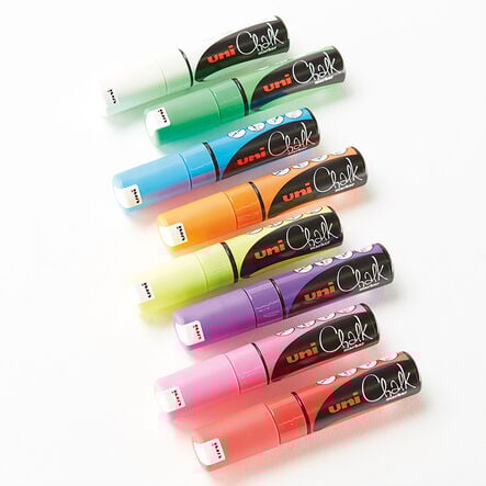 Chalk Marker Pens Assorted 8pk  hi\-res