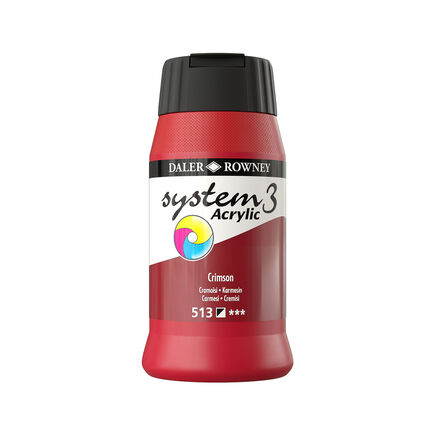 Daler\-Rowney System 3 Acrylic Paint 500ml  hi\-res