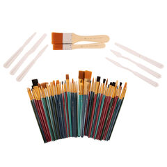 All Media Value Brush Pack 50pk  All Media Value Brush Pack 50pk  hi-res