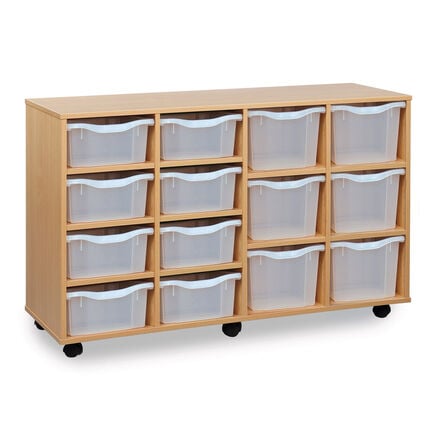 Tray Storage Unit W\/ 8 Deep 6 Extra Deep Trays  hi\-res