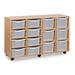 Tray Storage Unit W\/ 8 Deep 6 Extra Deep Trays  hi\-res