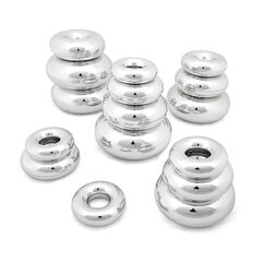 TTS Marvellous Metallics Mirror Stacking Donuts 16pk  hi-res