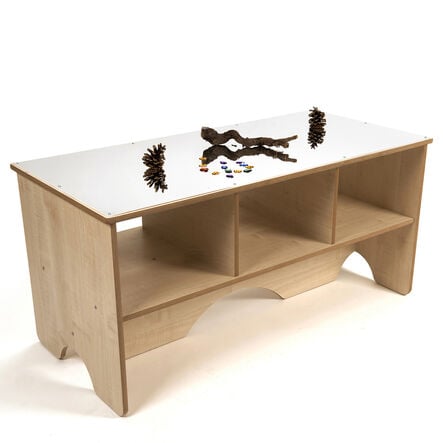 TTS Toddler Mirror Activity Table With Shelves  hi\-res