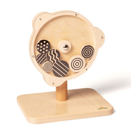 Wooden Rotating Jingle Bell Wheel  hi\-res