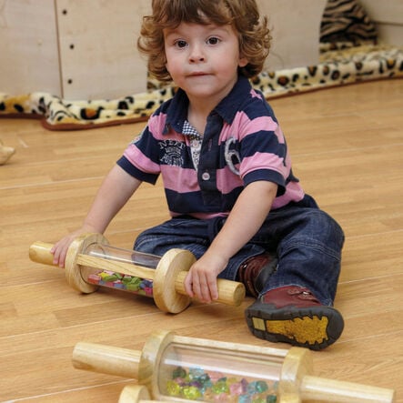 Rolling \x26 Shaking Wooden Treasure Cylinders  hi\-res