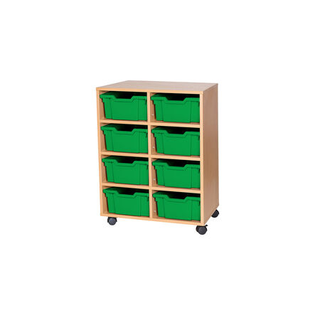 Mobile Double Tray Storage Unit 8 Deep  hi\-res