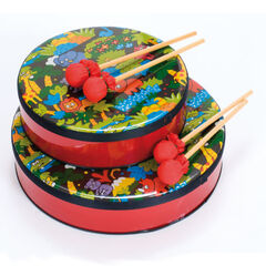 Jungle Hand Drums and Beaters  Jungle Hand Drums and Beaters  hi-res