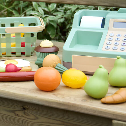 Role Play Cash Register, Baskets \x26 Food Set  hi\-res