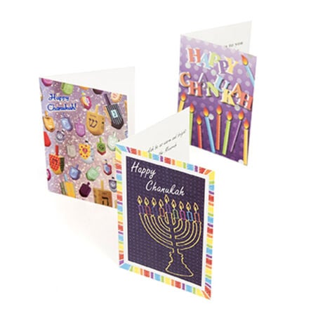 Jewish Festival Hanukkah Celebration Cards  hi\-res