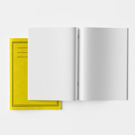 A4+ Classic Ex. Book 80pg 50pk Plain Yellow Yellow hi\-res