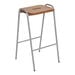 Hille Natural Wooden Seat Classroom Stool  hi\-res